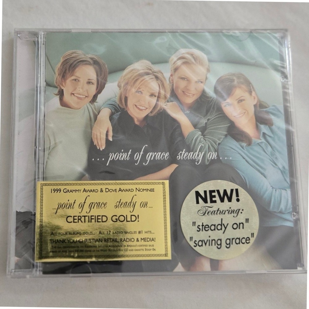 Point of Grace Steady On CD New Sealed 1998 Vintage Christian Pop Album Word